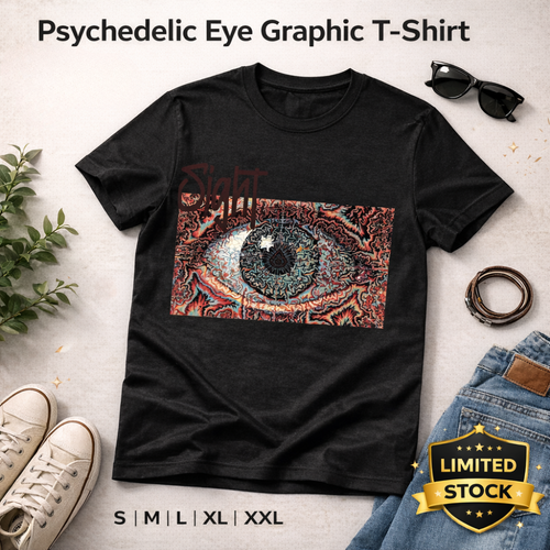 Eye Graphic Streetwear T-Shirt for Men & Women
