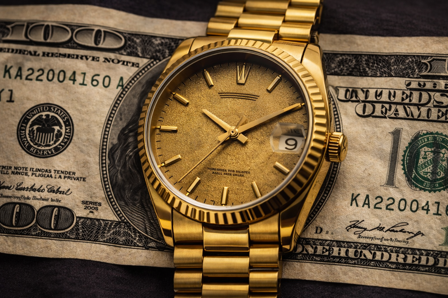 Trendish Premium Graphic T-Shirt – Money Talks Time Listens | 100% Cotton